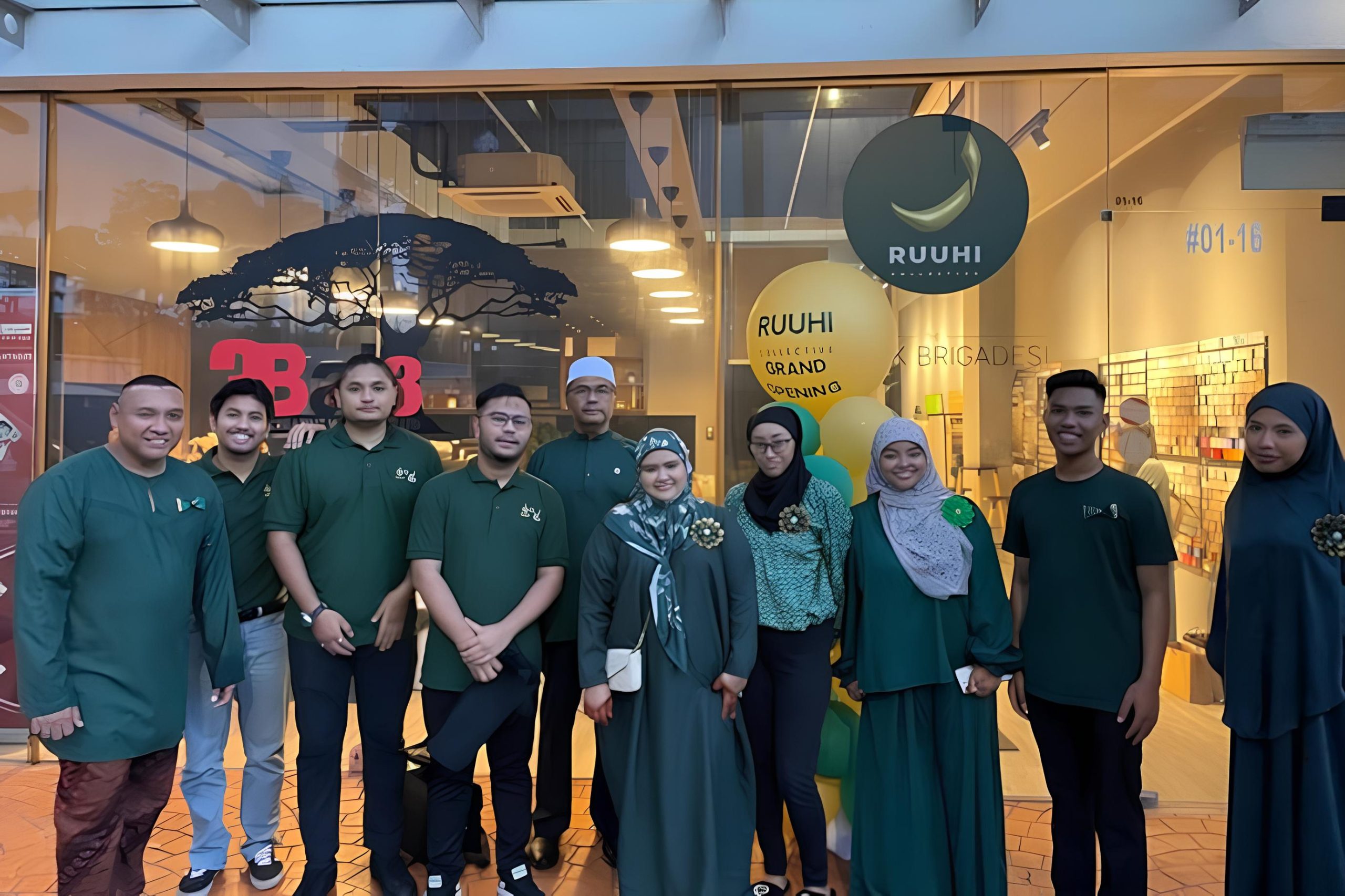 Grand opening ruuhi collective , collabrations with Sejadah Ukir in woodlands Singapore